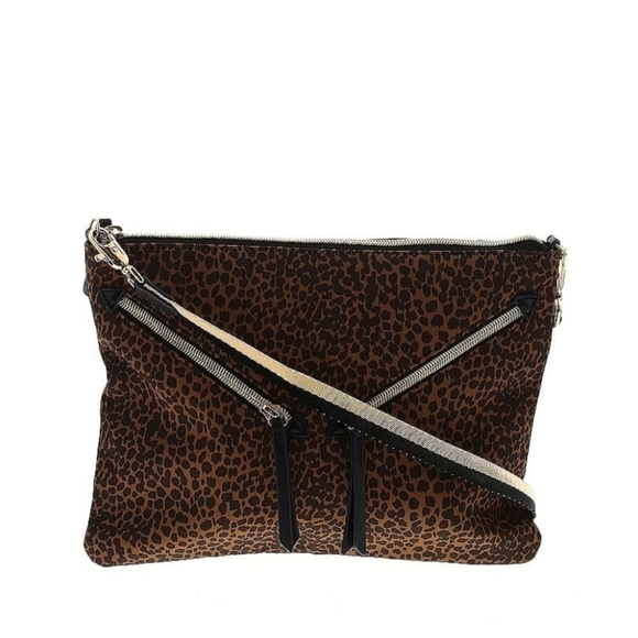Stella & Dot Lady Boss Leopard Print Crossbody Bag - Picture 2 of 3